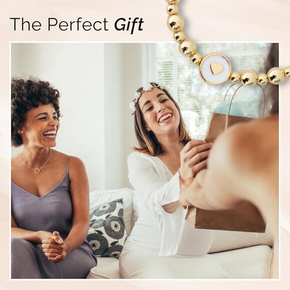 Gold Beaded Bracelet for Women 18K Gold Plated Tarnish-Resistant Adjustable - Picture 8 of 8